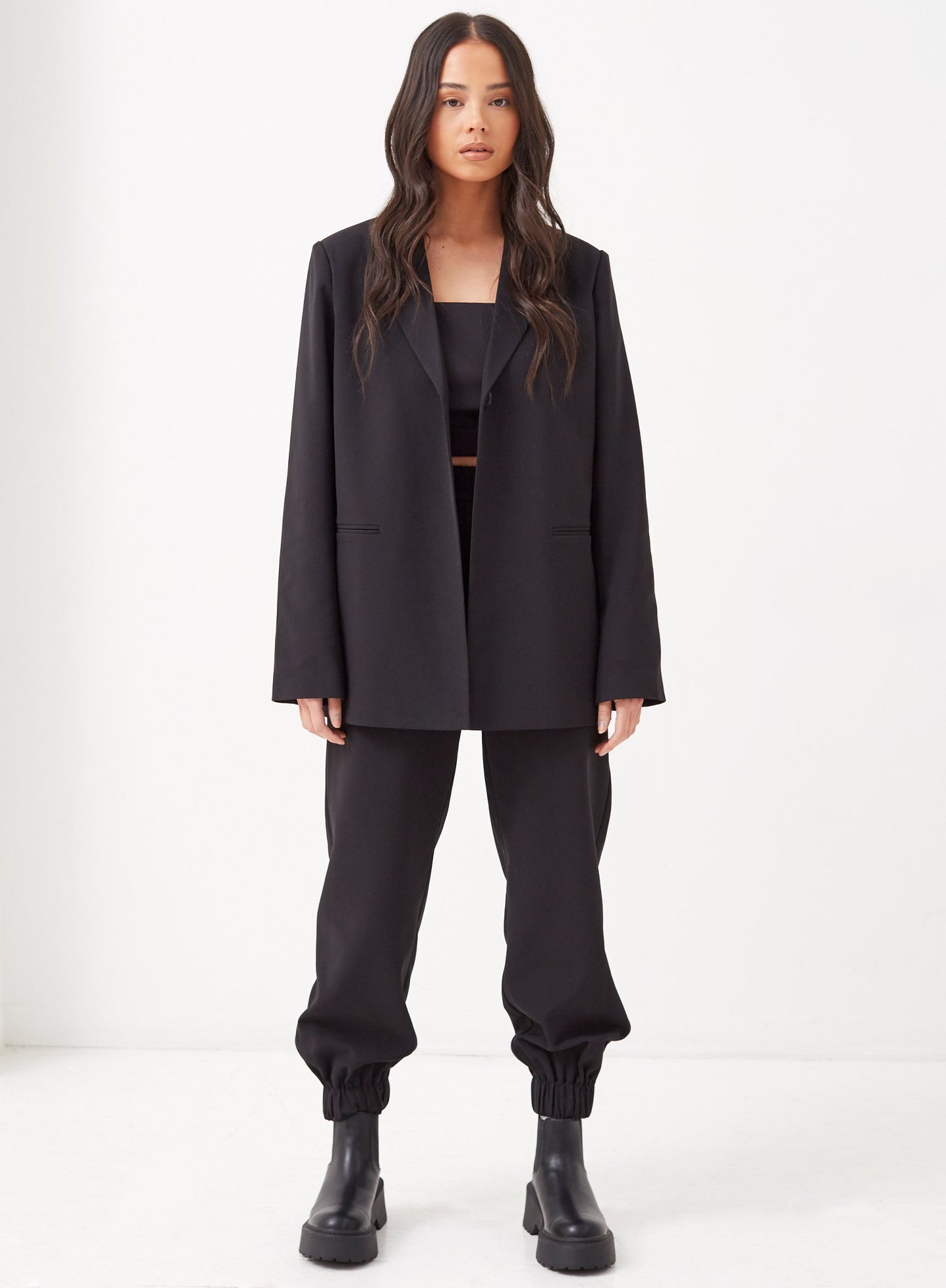 Aiden Oversized Blazer Black