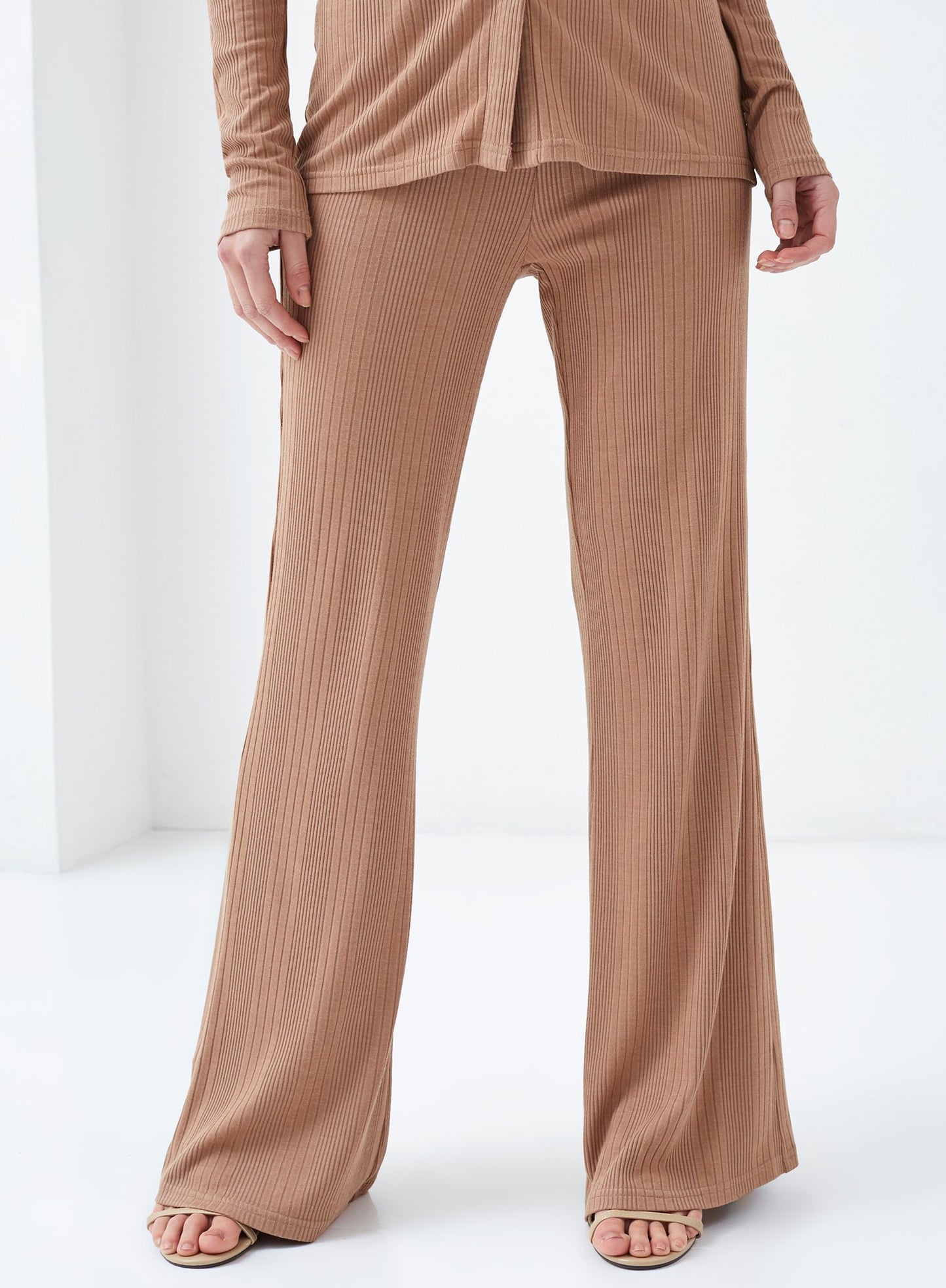 Rogue Flared Leg Trouser Nude