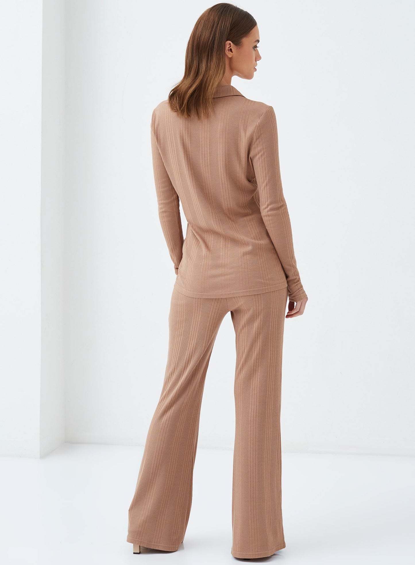 Rogue Flared Leg Trouser Nude